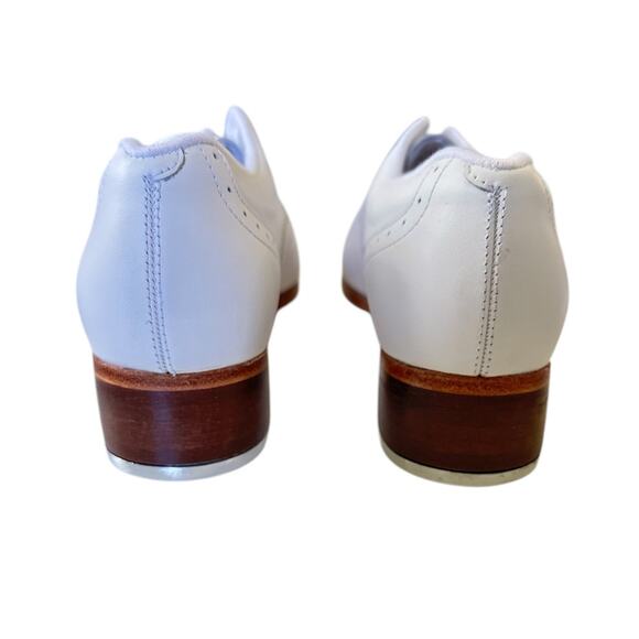 Bloch Womens Tap Shoe Jason Samuels Smith White Natural Sole Dance S0313L Size 5 - Picture 7 of 16